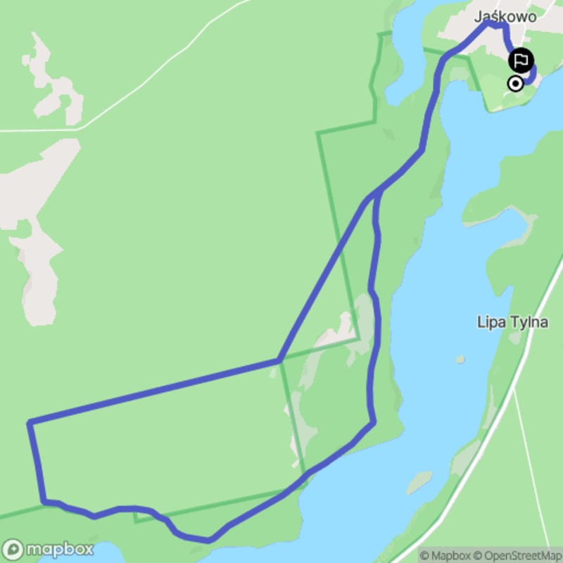 Ścieżka w środku natury - spacer przez lasy i pola z poziomem trudności średnim, 9,7 km, Jaśkowo jako punkt wyjścia. - Jaśkowo