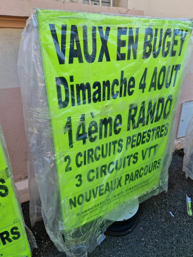 Rando VTT 2024 de l'association les vauriens,  parcours 20km - Vaux-en-Bugey