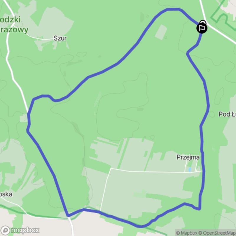 Ścieżka szurska - 9,8 km, poziom trudności średni - Szur
