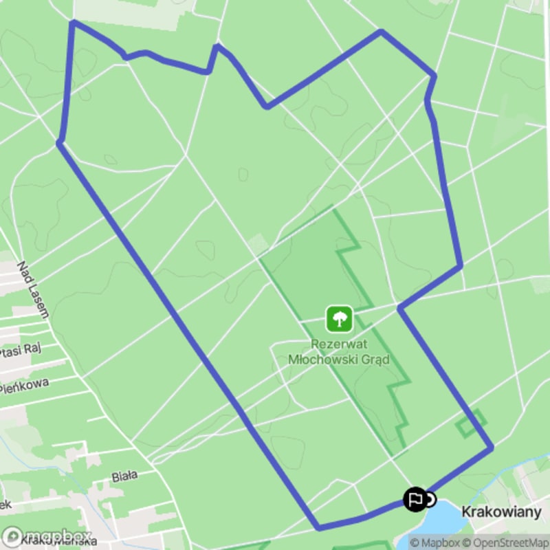 Spacer łatwy o dystansie 7,5 km w Krakowie - 7,5 km łatwe spacerowanie w Krakowie. - Krakowiany