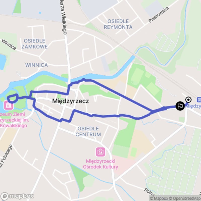Trudna 3,3-kilometrowa wędrówka po mieście i zamku w Międzyrzeczu - Międzyrzecz