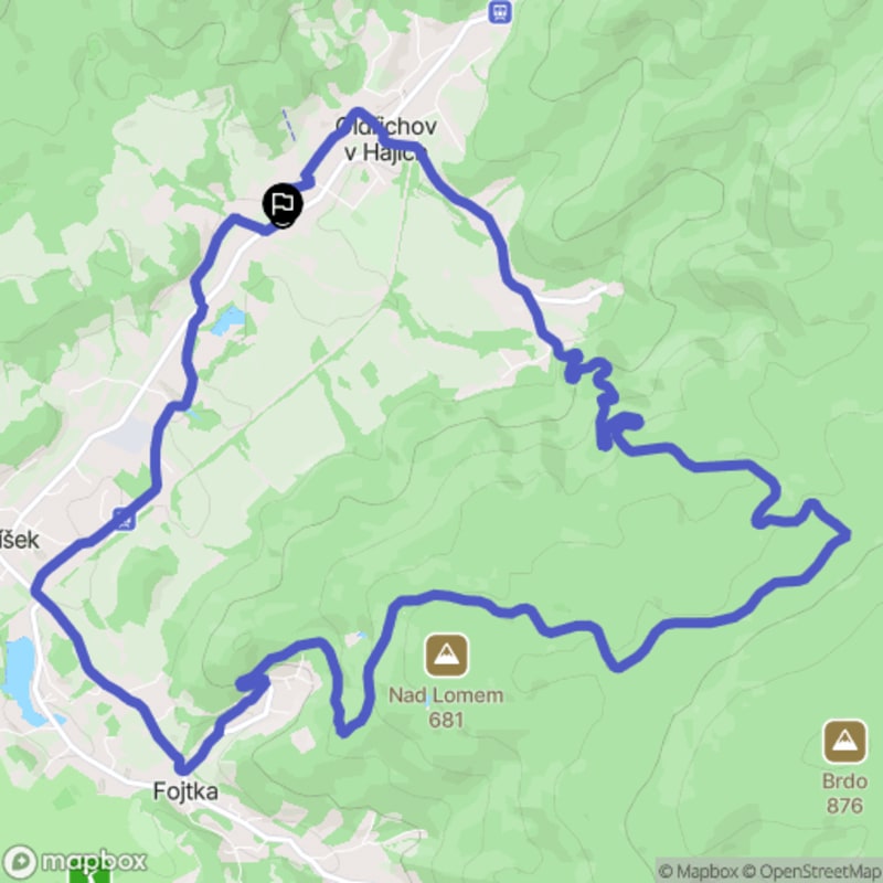 Średnio trudna, 14,8km dystansowa wędrówka turystyczna z Oldřichov v Hájích, Czechy. - Oldřichov v Hájích