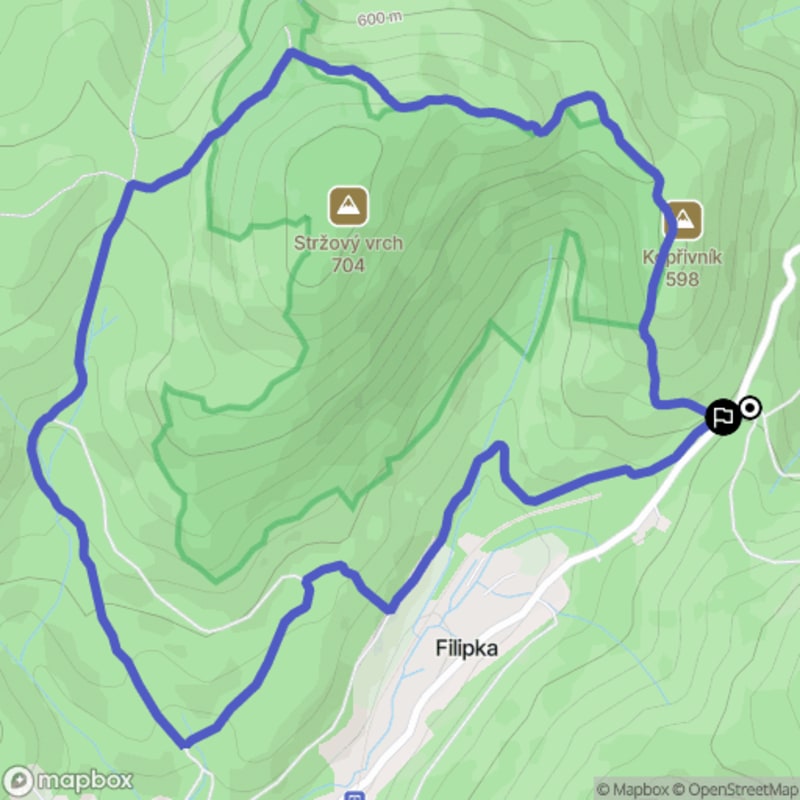 Ścieżka wzdłuż rzeki - spacer pochodzący z Oldřichova v Hájích o długości 6 km, o trudności średniej. - Oldřichov v Hájích