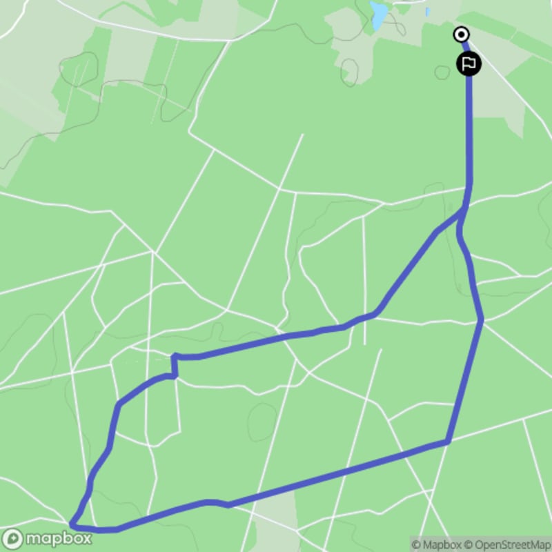 Łatwa wędrówka przez Rudno o dystansie 6,6 km - Polska\n - Rudno