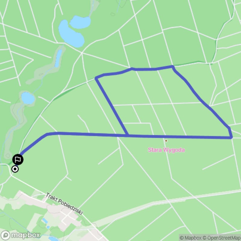 Łatwa, 5,9 km dystansowa przechadzka po Nekle - Nekla