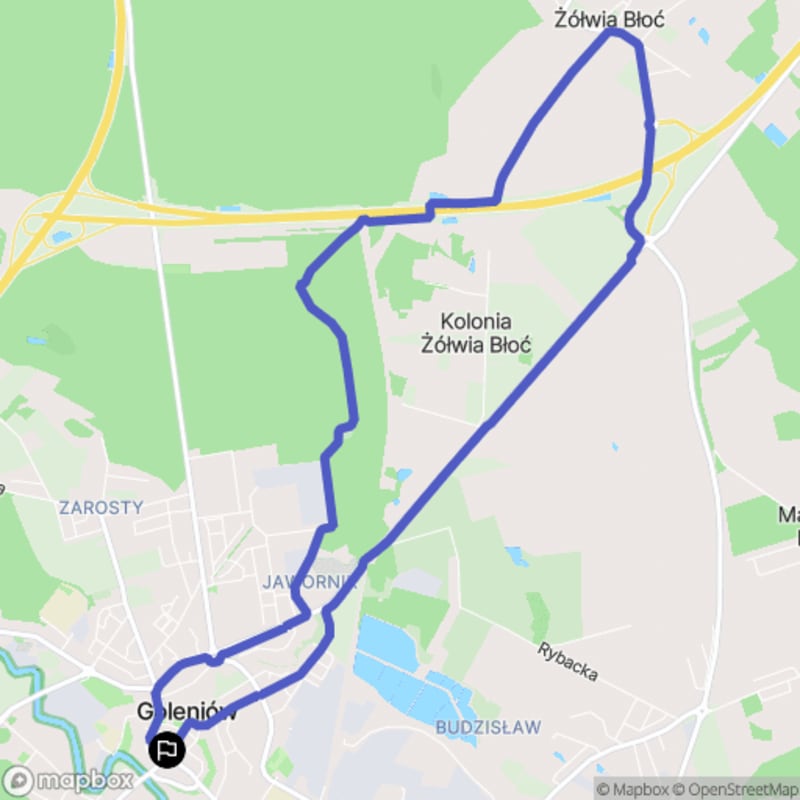 Trudny szlak o długości 10,4 km: Droga Krzyżowa Męskiego Różańca - Goleniów