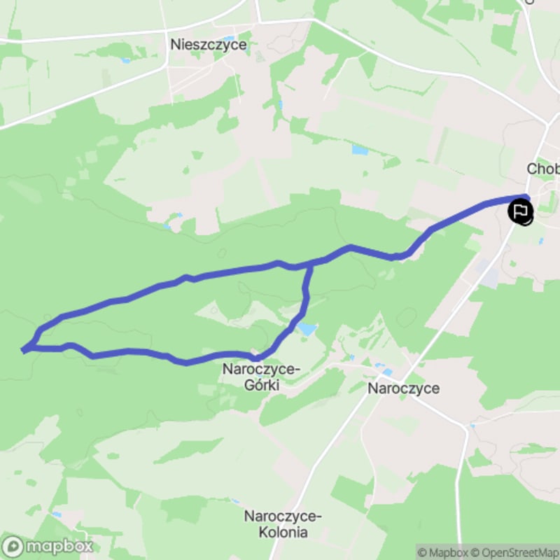 Ścieżka w Chobii - 10,8 km, poziom trudności średni - Chobienia