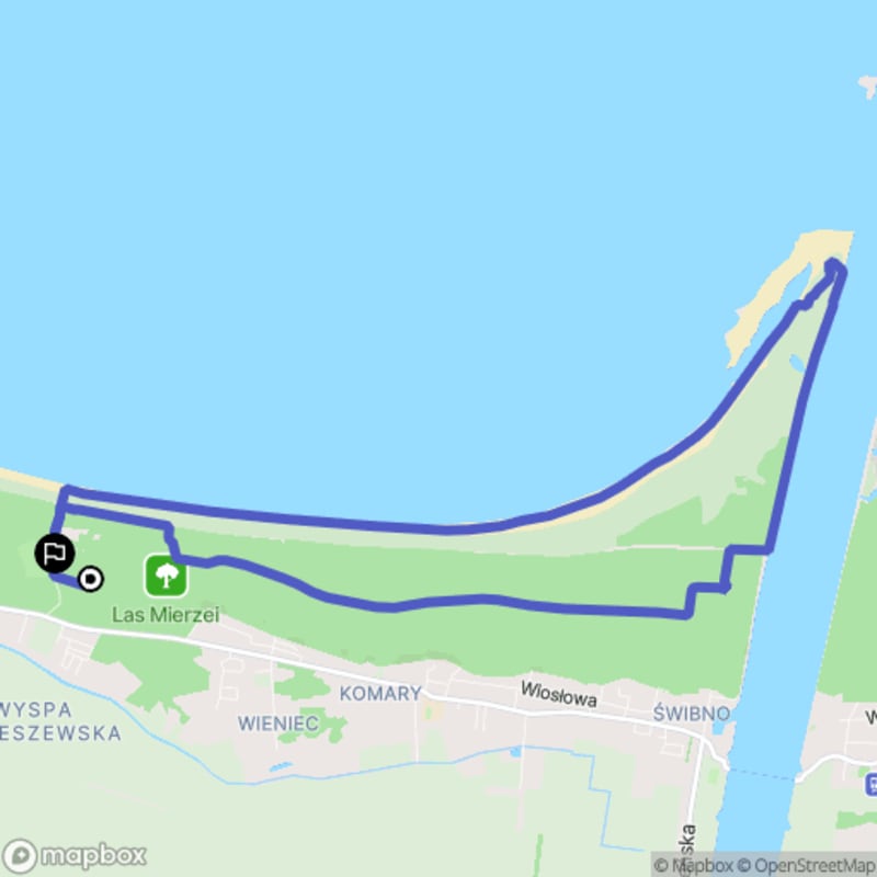Umiarkowana wędrówka pętlą Orlinki - 13,2 km, 3 godz. 50 - Gdańsk