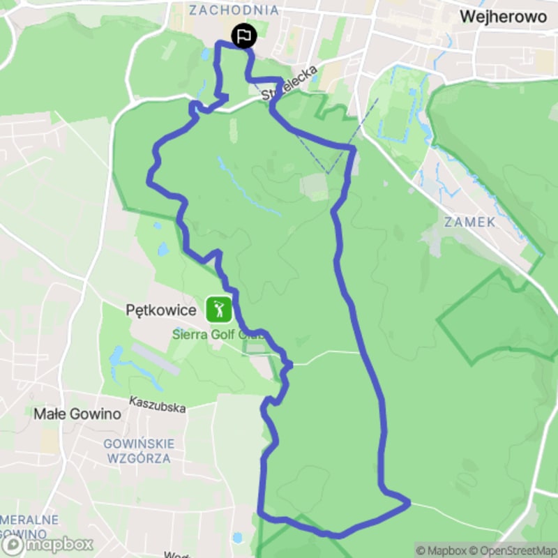 Umiarkowana wędrówka: Szlak 10,4 km w Wejherowie - Wejherowo