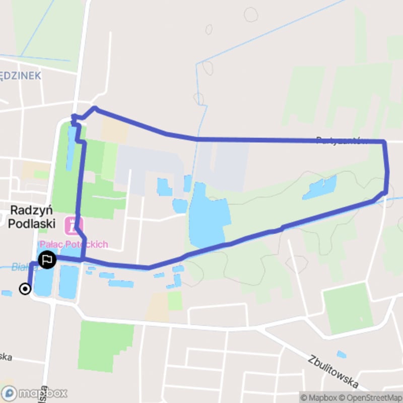 Spacer łatwy o dystansie 3,9 km w Radzinie Podlaskim - Radzyń Podlaski