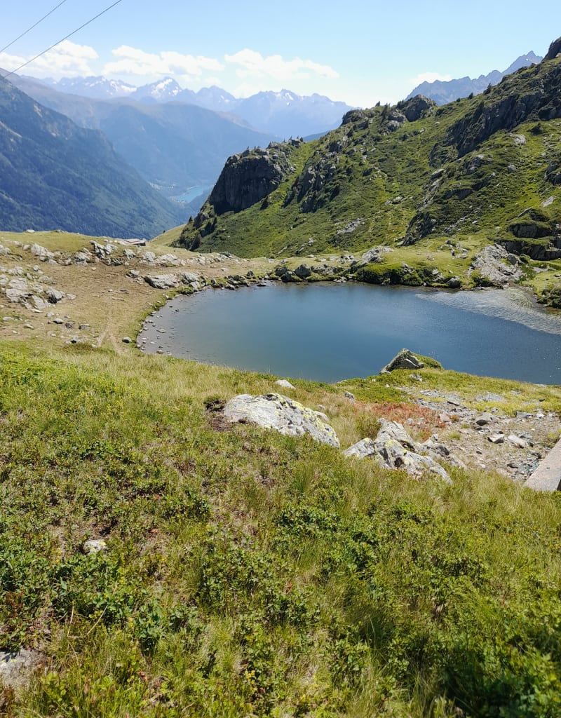 Boucle cols l'Aigleton, la Vache et pas de la Coche - Laval-en-Belledonne
