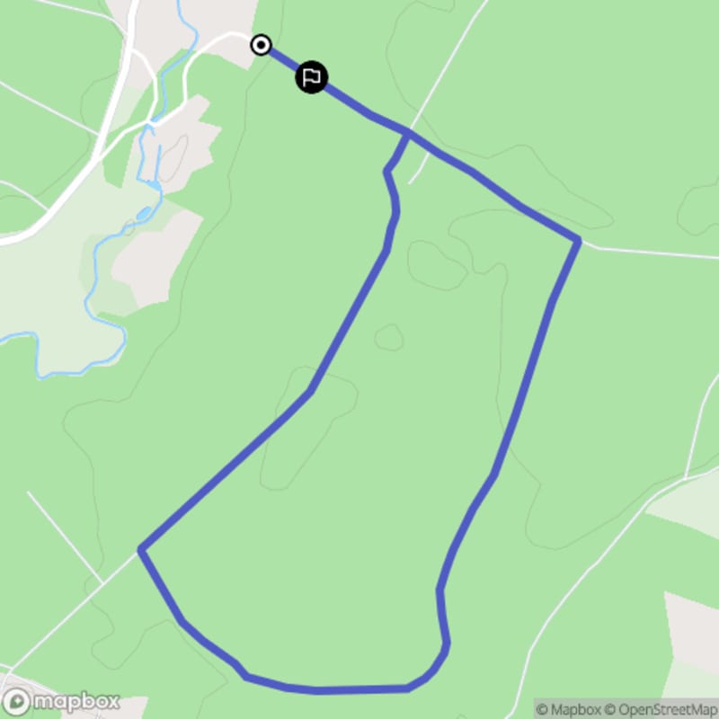 Spacer z łatwą trudnością od Piekarskiego Młyna o dystansie 3,8 km - Piekarski Młyn