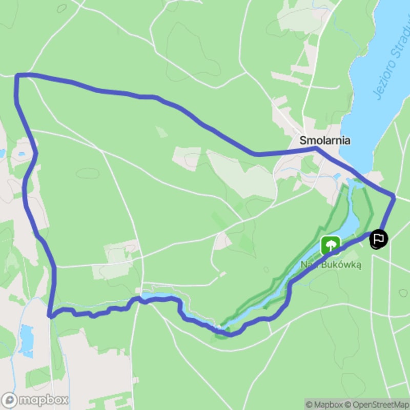 Łatwa, 7.5km dystansowy spacer od Smolarni - Smolarnia