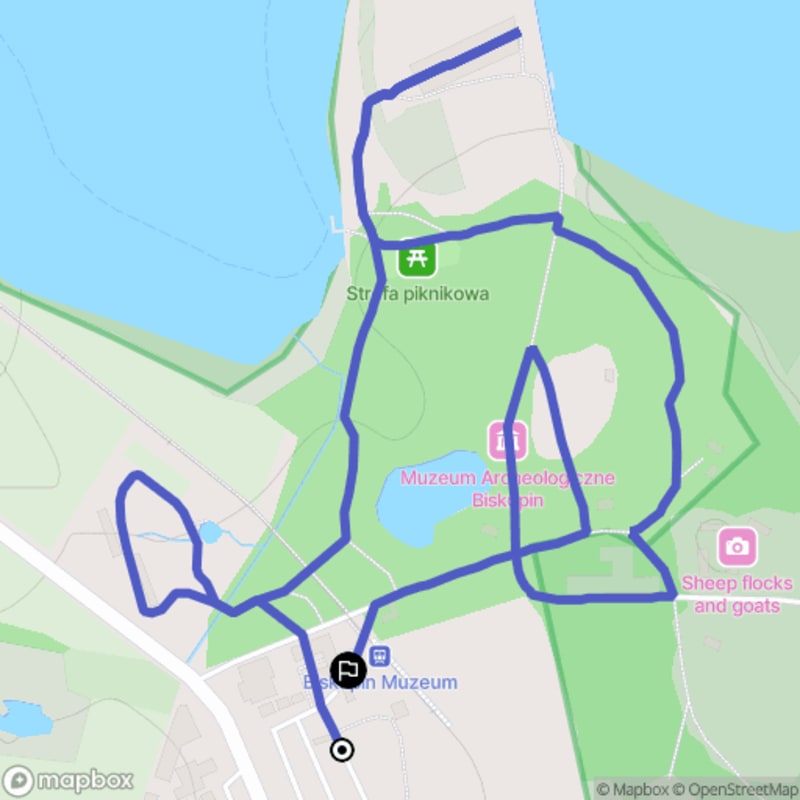 Łatwy spacer o długości 2,4 km w Rezerwacie Archeologicznym Biskupin - Biskupin