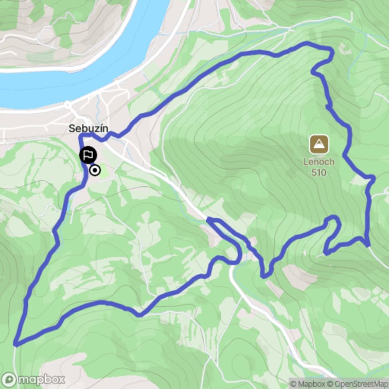 Ścieżka w Sebuzinie - 8,4 km, poziom trudności średni - Sebuzin