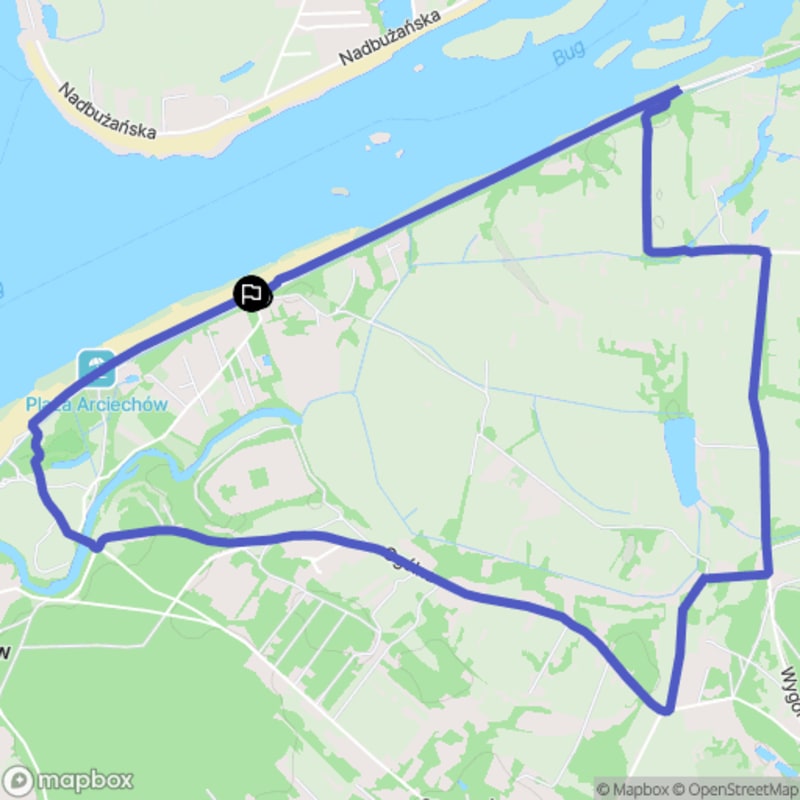 Łatwa 6,9-kilometrowa wędrówka z Arciechowa, Polska (2 godz.) - Arciechów