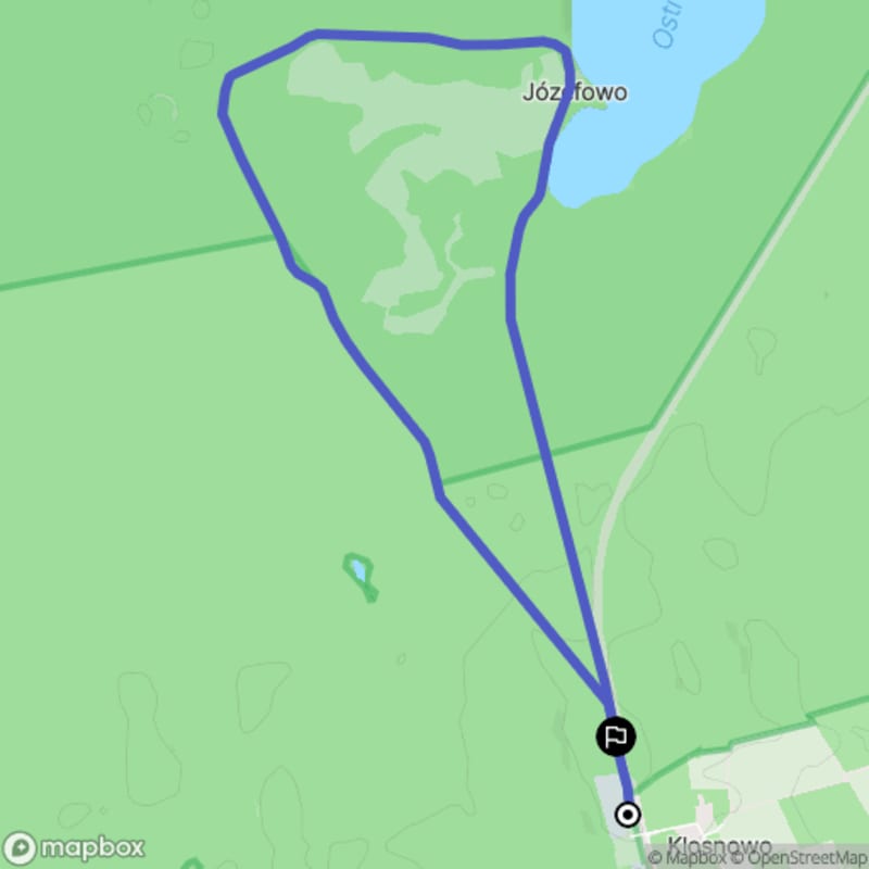 Łatwa wędrówka przez atrakcyjne Łąki Józefowskie (Bory Tucholskie) - 7,5 km - Klosnowo