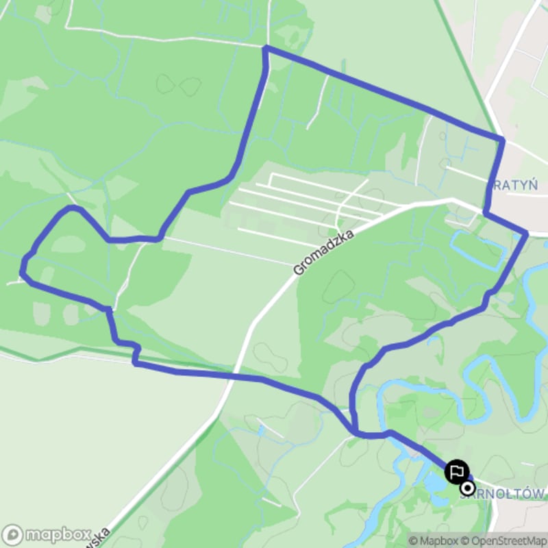 Łatwa wrocławska ścieżka edukacyjno-przyrodnicza o długości 6,8 km: Jarnołtów - Ratyń - Wrocław