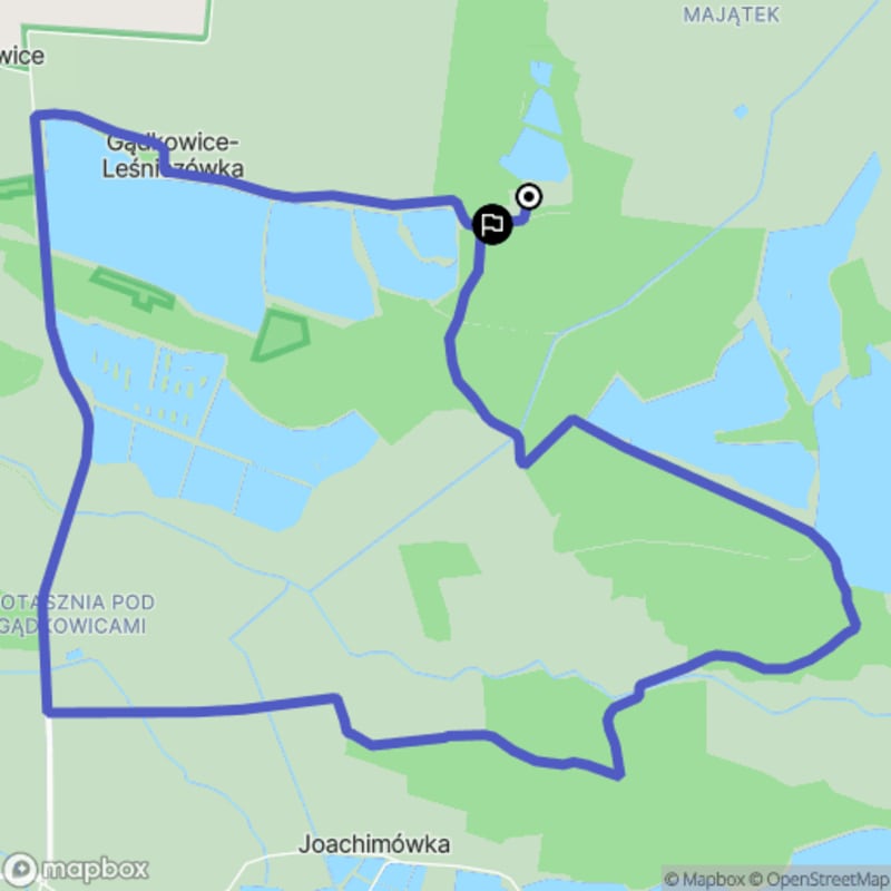 Ścieżka wzdłuż rzeki z poziomem średnim, Wrocławice - osada, 11.2 km. - Wrocławice - osada