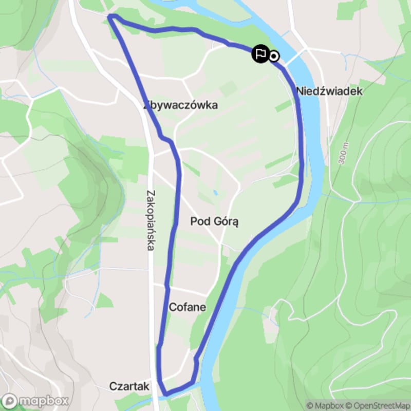 Twarda 4-kilometrowa pętla wsi Jaroszowice - Jaroszowice