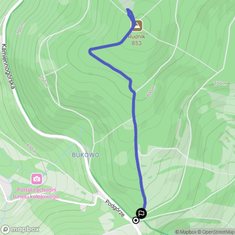 Wymagająca wędrówka do Rudnika (3 km, trudna) - Kowary
