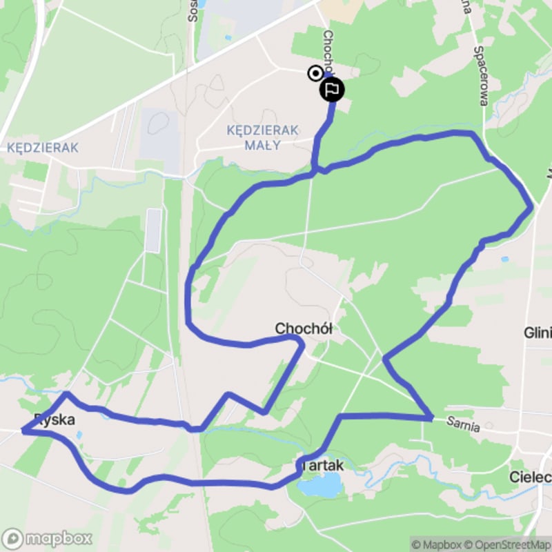Umiarkowany szlak 9,5 km w Mińsku Mazowieckim - lasy, mosty i miejsca historyczne - Mińsk Mazowiecki