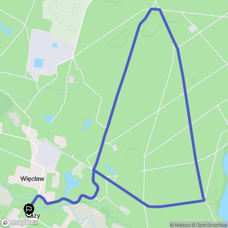 Łatwa, 7.8km trasa turystyczna w Łazach \/ 7.8km łatwa ścieżka turystyczna w Łazach - Łazy