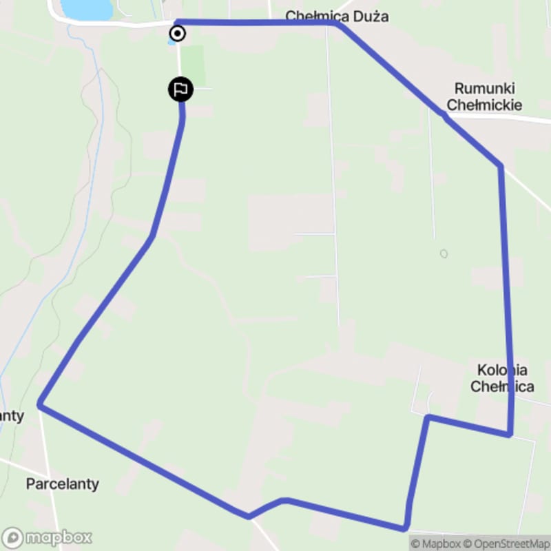 Spacer łatwy o dystansie 5,9 km z miejscowości Chełmica Duża - Chełmica Duża