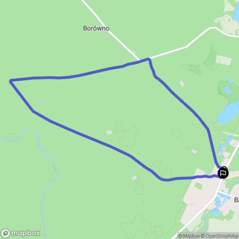 Łatwa, 7.4km trasa turystyczna rozpoczynająca się w Barnówku.\n - Barnówko