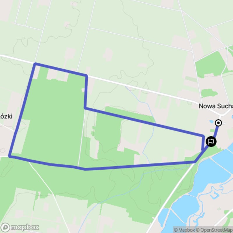 Łatwa, 7km dystansowa wędrówka turystyczna z Nowej Suchy - polski - Nowa Sucha