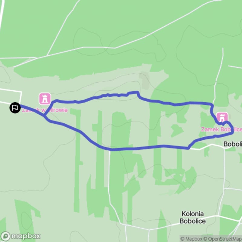 Łatwa 3,6-kilometrowa wycieczka: zamki Mirów i Bobolice - Mirów