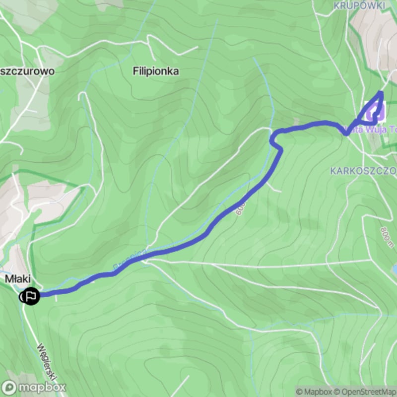 Umiarkowana wędrówka do Chaty Wuja Toma w Beskidzie Ślaskim (4,9 km, 2:05) - Brenna