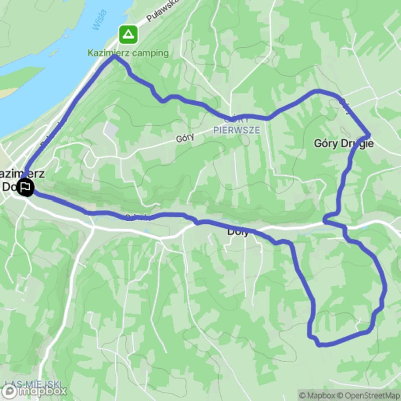 Umiarkowana wędrówka przez Cztery Wąwozy w Kazimierzu Dolnym - 8,4 km - Kazimierz Dolny