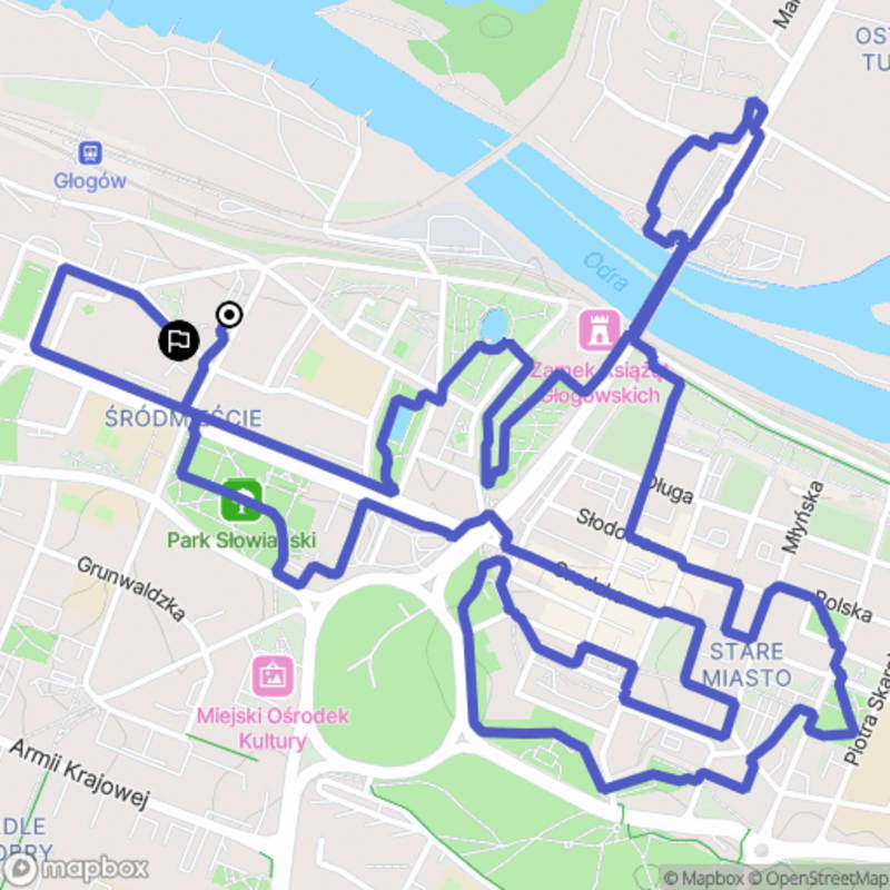 Łatwy, 7,1-kilometrowy spacer po historycznym Głogowie - 2h05m - Głogów