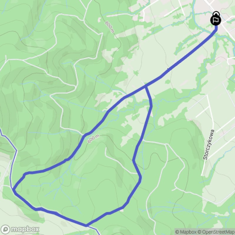 Trudna 5,4-kilometrowa wędrówka na górę Jawor z kościoła św. Michała, Wysowa-Zdrój - Wysowa-Zdrój