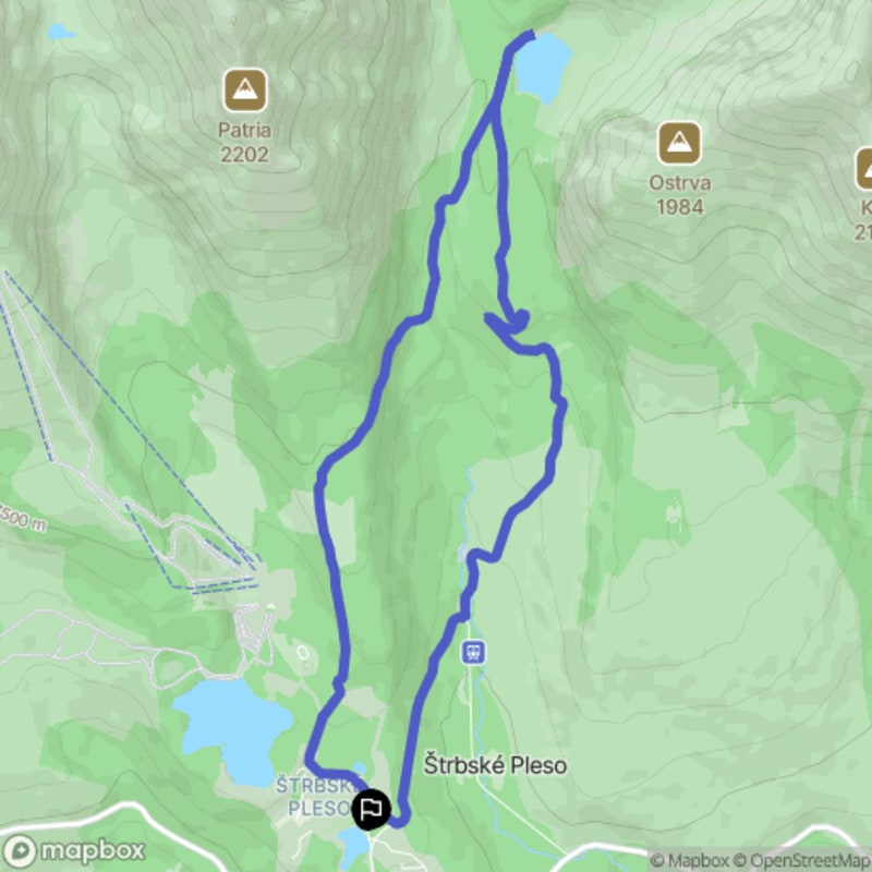 Umiarkowana 10,2-kilometrowa wędrówka w Tatrach Wysokich - Popradzkie Jezioro i okoliczne szczyty - Vysoké Tatry