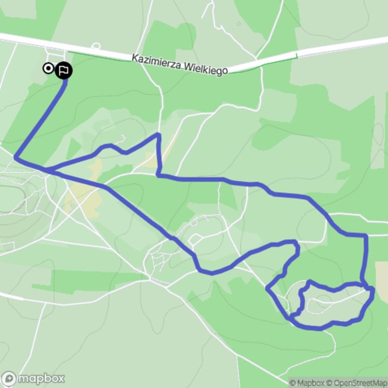 Hard Hike do Kamieniołom Kielniki (4.2 km) - Olsztyn