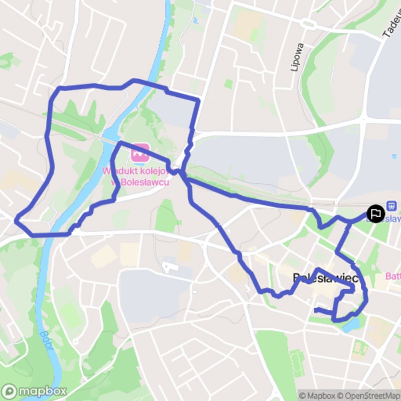Łatwy 6,5-kilometrowy spacer w Bolesławcu - czas trwania 2 godz. - Bolesławiec