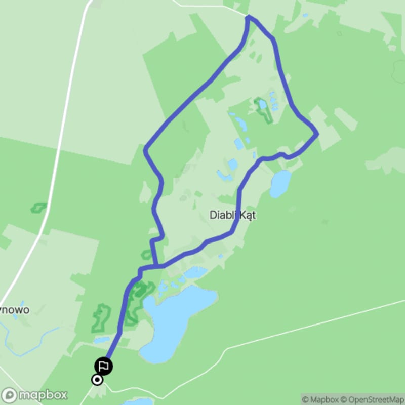 Ścieżka w Jeleniu o długości 8,1 km z poziomem trudności umiarkowanym - Jeleń