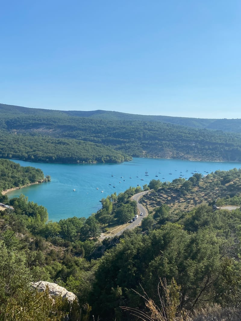 Parcours au dessus de Bauduen - Bauduen