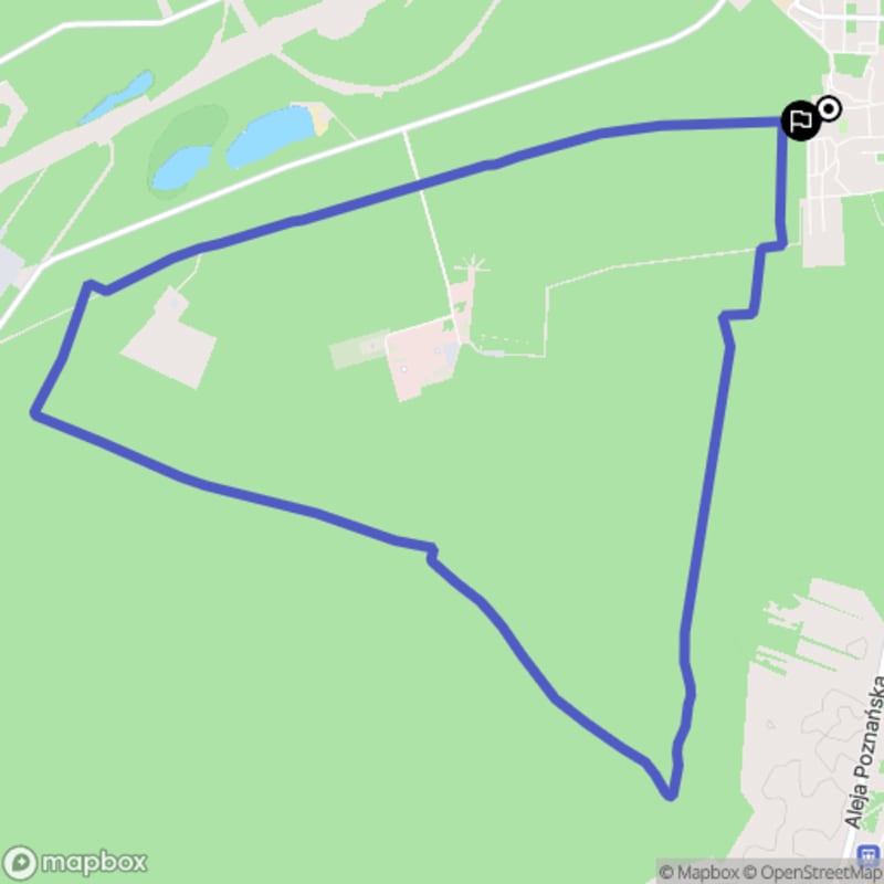 Ścieżka turystyczna w Piłach o długości 11,2 km z poziomem trudności umiarkowanym. - Piła