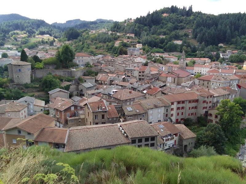 Vue sur le Cheylard - Le Cheylard