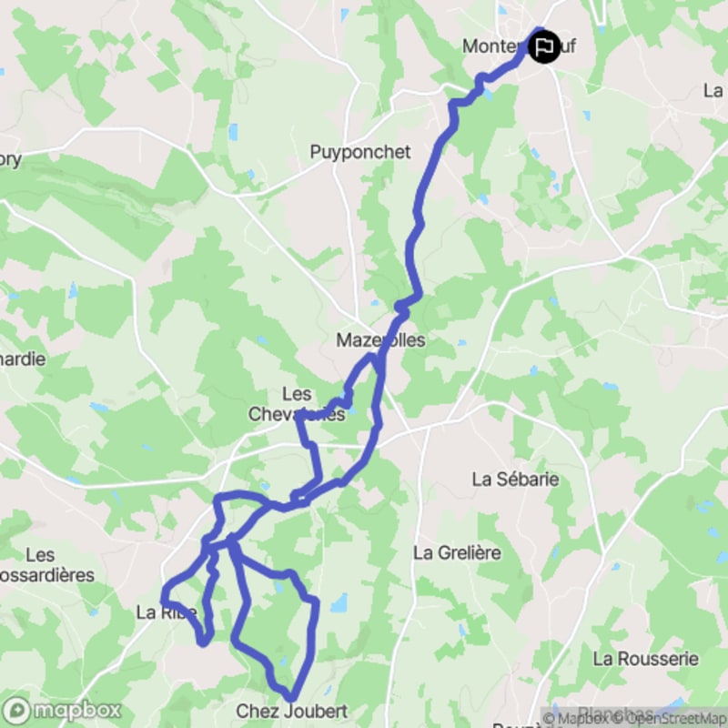 Boucle VTT autour de Montemboeuf - Montembœuf