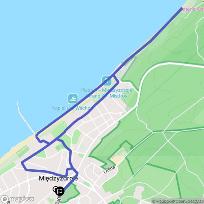 Łatwy 6,1-kilometrowy spacer przyrodniczy w Międzyzdrojach - Międzyzdroje