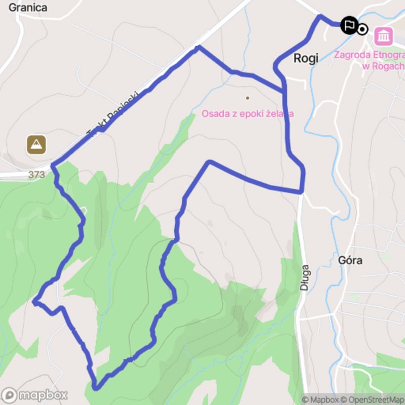 Trudna 6,8-kilometrowa wędrówka: Rogi do Góry Rogowskiej - Rogi