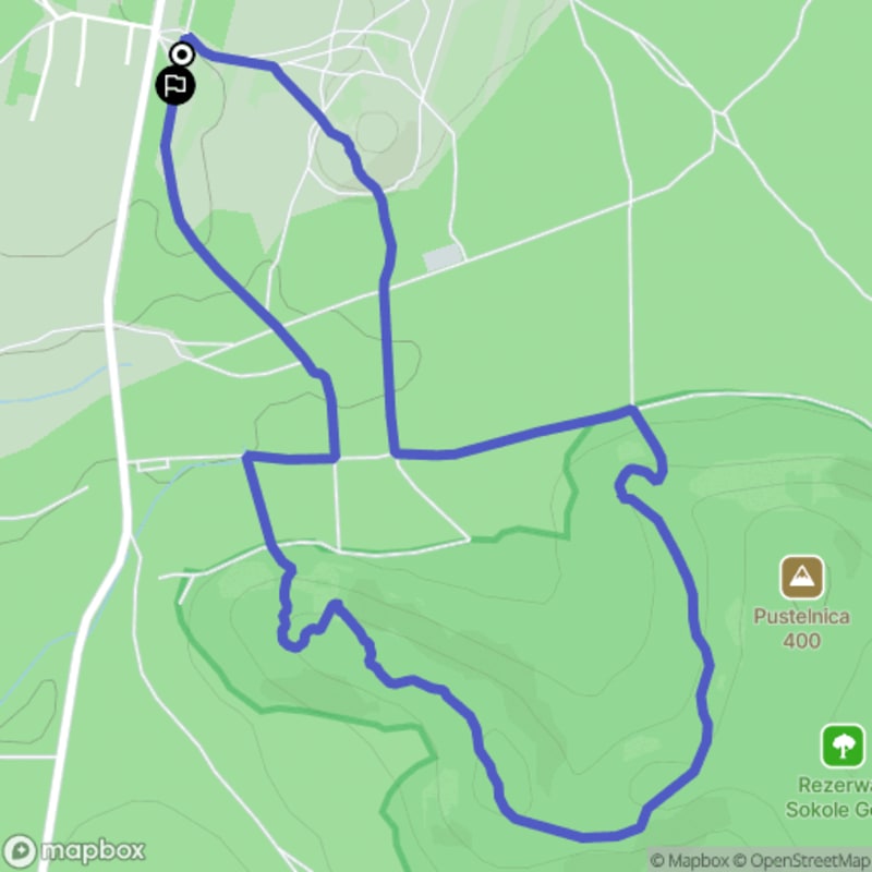 Hard Hike w Sokole Góry: Biakło na Sokolą Górę - Olsztyn