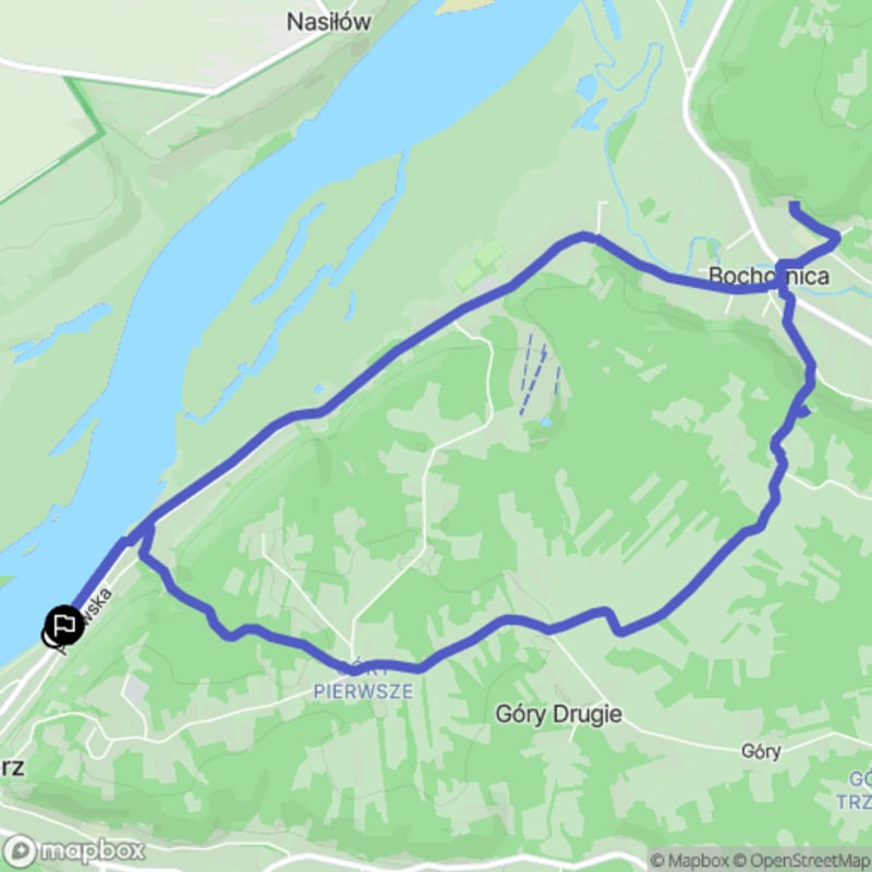 Umiarkowana 9,5-kilometrowa wędrówka z Kazimierza Dolnego do Bochotnicy - Kazimierz Dolny