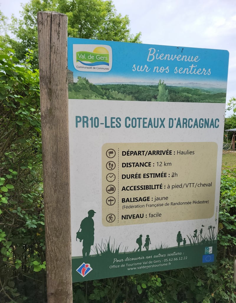 PR 10 - Les Coteaux d'Arcagnac - Haulies