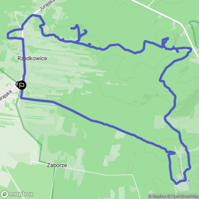 Trudny 15,2-kilometrowy trekking: Rzędkowice - Jaskinia Żabia i z powrotem - Rzędkowice