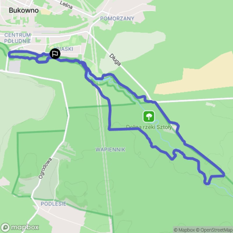 Umiarkowana wędrówka 11,7 km w Dolinie Sztoły, Bukowno - Bukowno